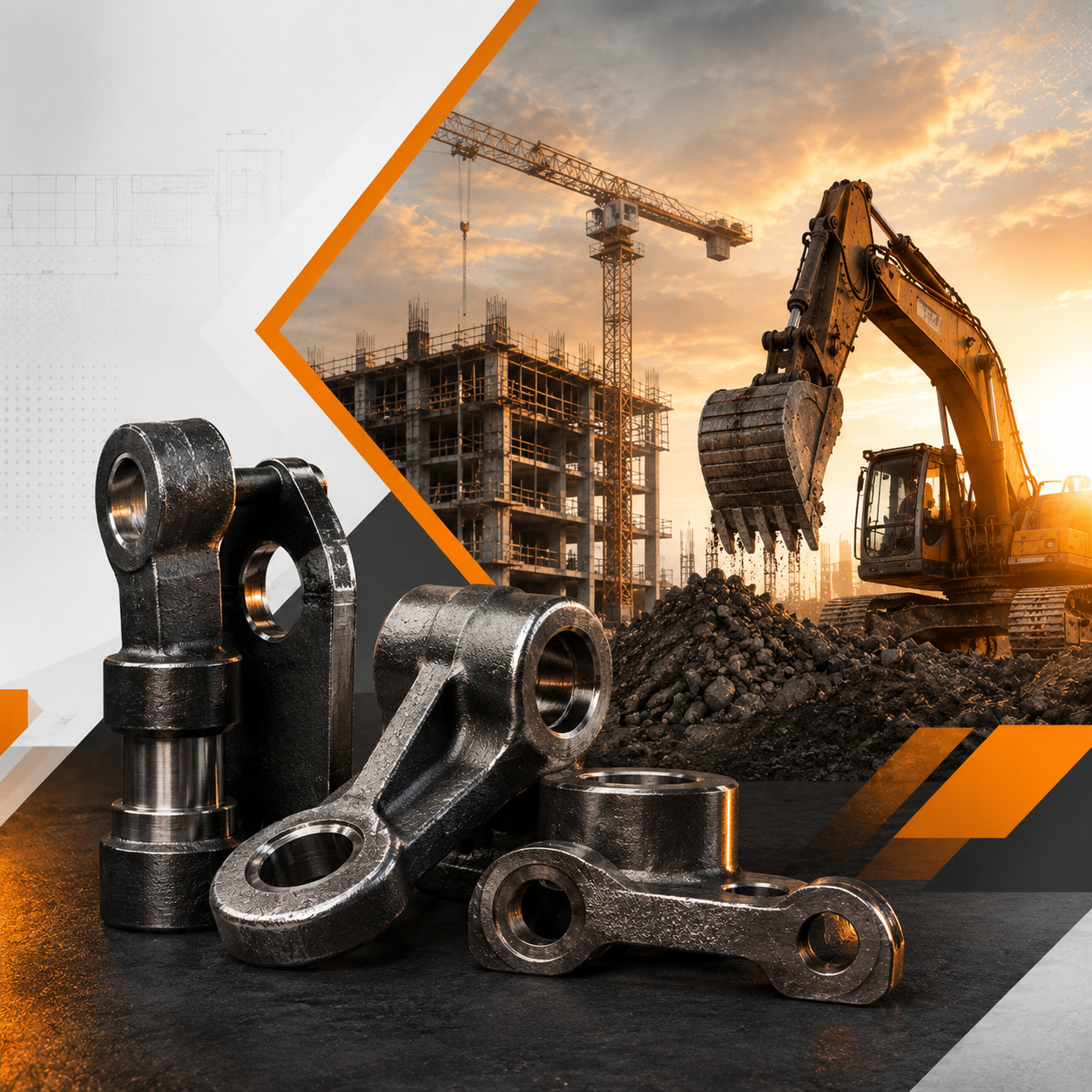 Construction equipment components