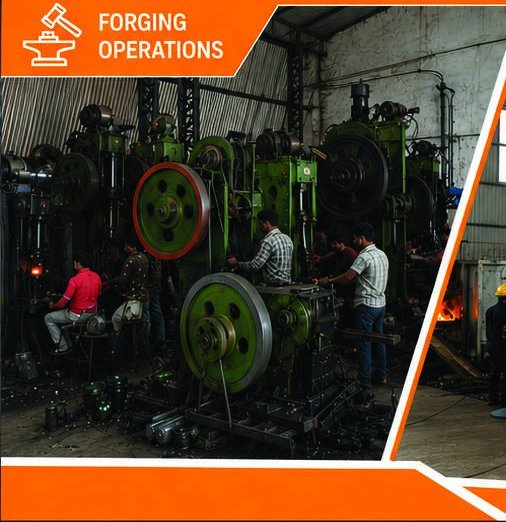 Forging operations floor